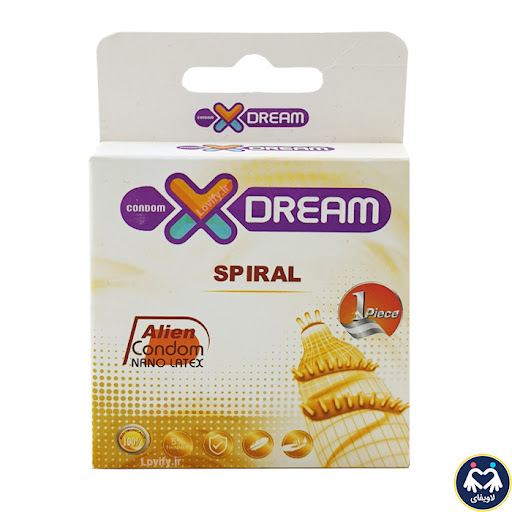 کاندوم فضایی چرخشی مدل Spiral ایکس دریم