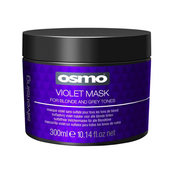 ماسک تغذیه کننده موهای بلوند و هایلایت مدل Silverising Violet Mask اوسمو