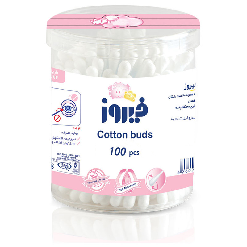 گوش پاک کن 100 عددی فیروز