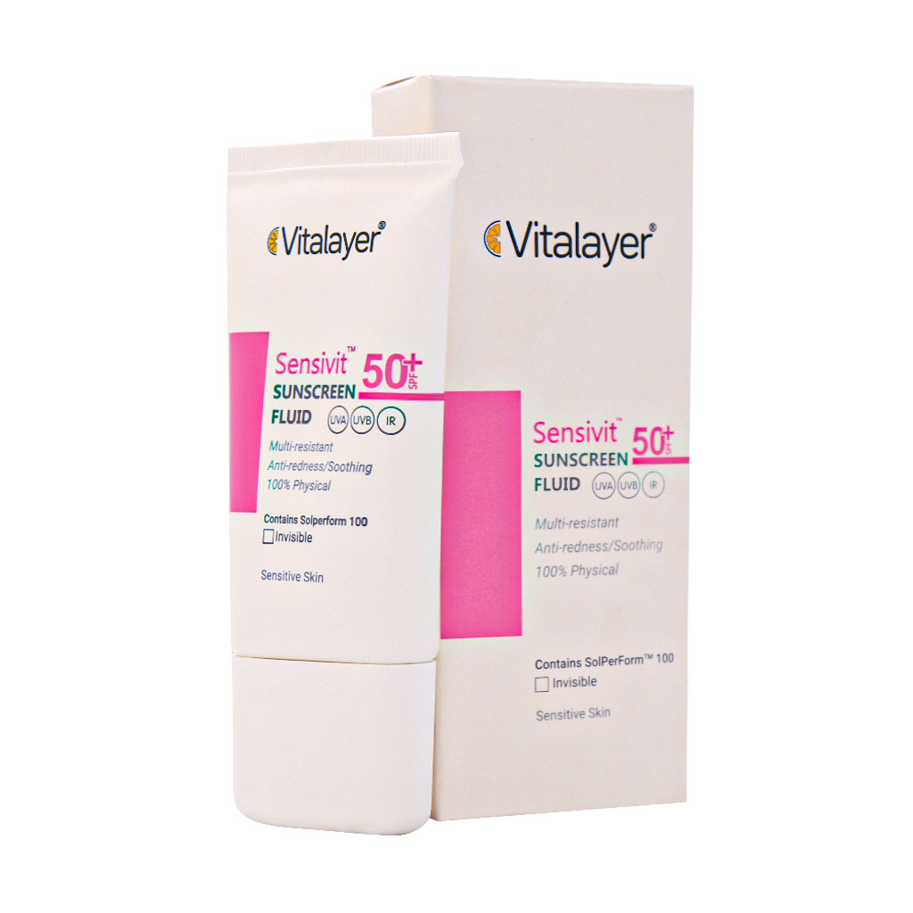 ویتالیر فلوئید ضد آفتاب سنسی ویت SPF50